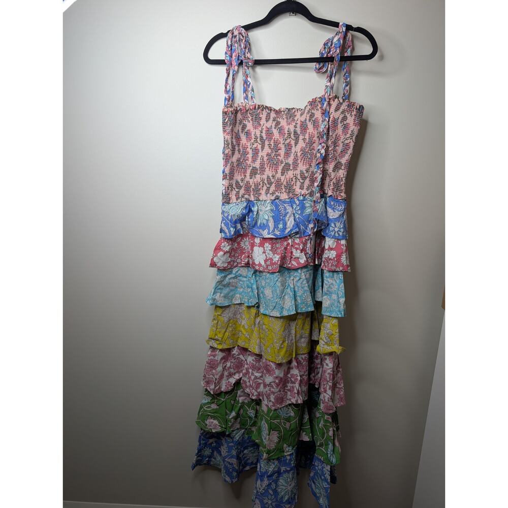 NWT Alix Of Bohemia Club Tropical Ruffle DressSize Large - Picture 6 of 13